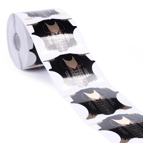 Nail Form Black 200gr (Paper Material) - 300pcs/roll