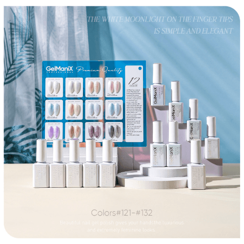GelmaniX - Pearl Gel Premium 15ml- 12 colors + Free Color chart