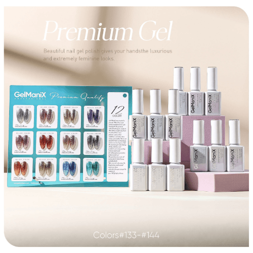 GelmaniX - Platinum Gel Premium 15ml- 12 colors + Free Color chart