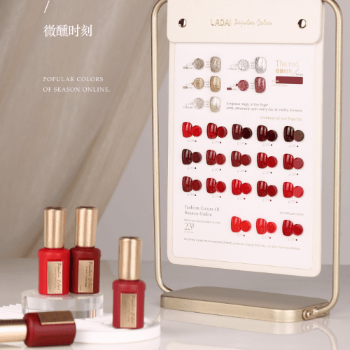 LADAI- The Red Series (#254-#276) - Set of 23 colors + Free Color Chart
