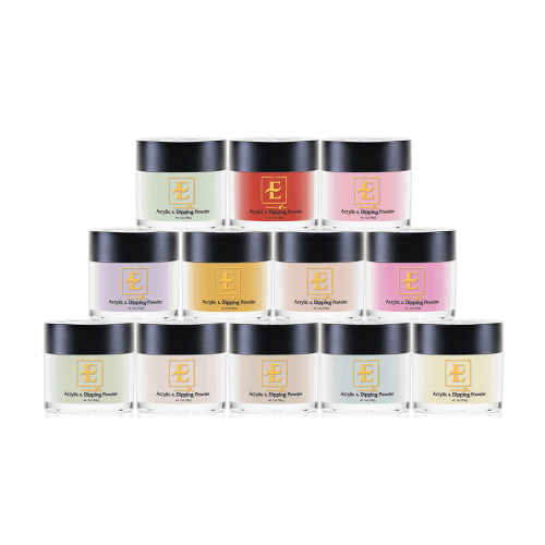 E Spring/Pastel Collection - Set of 12 Dip/Acrylic Powder (Free Sample)