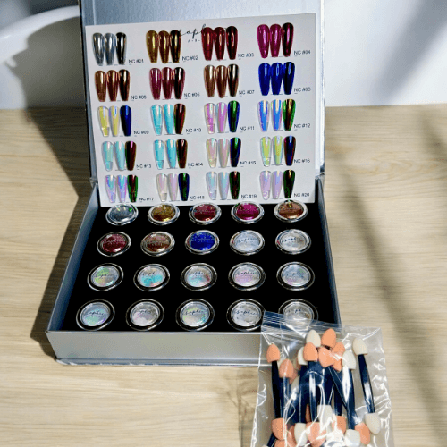 Mirror & Aurora Chrome set - 20 Pigments