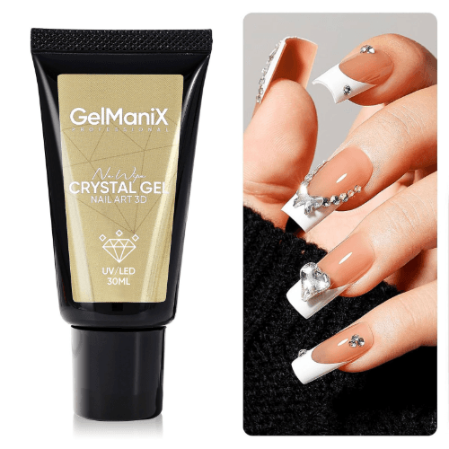 GelManiX No Wipe Crystal Gel Nail Art 3D 30ml