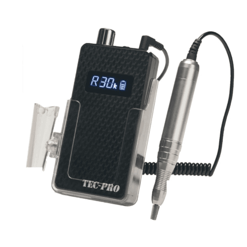 Medicool Tec-Pro BLACK Portable Manicure Drill 30,000RPM