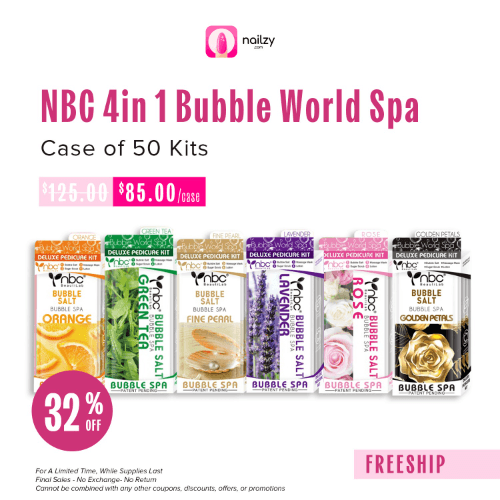 FREE SHIPPING - Nbc 4in1 Bubble World Spa (50 kits/case)