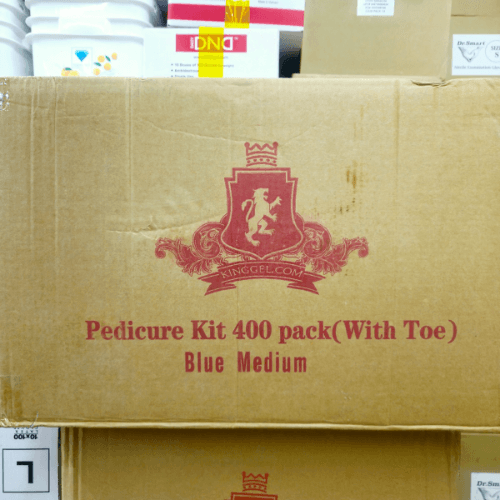 Kinggel Disposable Pedicure Kit 400pcs - Premium Blue