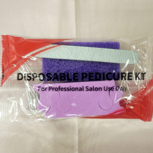 Kinggel Disposable Pedicure Kit 400pcs - Purple