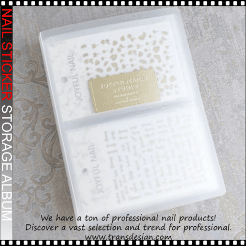 NAIL STICKER Storage Album 80 Slots