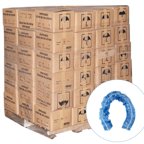 Pallet Deal (Free Ship) - Pedicure Spa BLUE Liners (80 boxes/pallet)