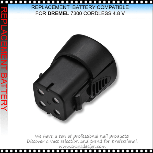 REPLACEMENT BATTERY for DREMEL 7300 4.8VDC