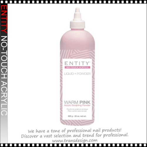 ENTITY No-Touch Acrylic Sculpting Powder 22oz. - Warm Pink
