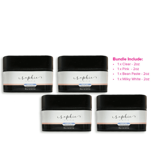 Sophie Arts UV Hard Gel No Burn 2oz (Set of 4 colors)