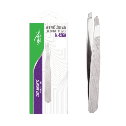 Special Design Slanted Tips Tweezers - N-426 (Stainless Steel)