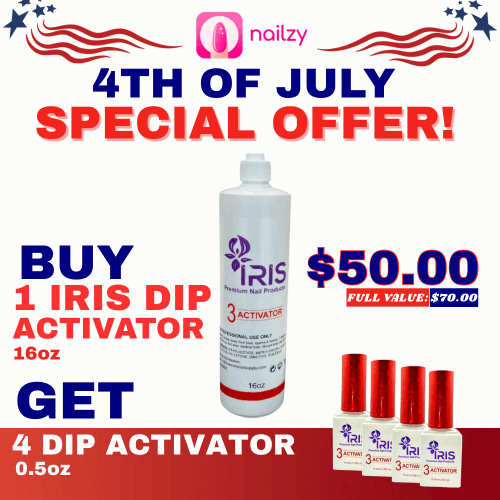 Iris Dipping Solution - Activator 16oz (FREE 4 Activator 15mL)