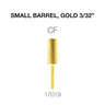 Cre8tion Carbide Small Barrel, CF, Gold 3/32