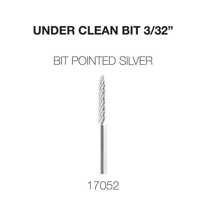 Cre8tion Under Clean 3/32 Carbide Bit Cone, Silver