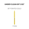 17053- Under Clean 3/32 Carbide Bit Pointed- Gold