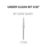 Cre8tion Under Clean 3/32 Carbide Bit Cone- Silver