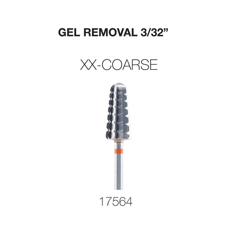 Cre8tion Blue Gel Removal Nail Filling Bit, XX-COARSE, 3/32''
