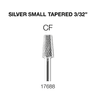 Cre8tion Silver Small Tapered - CF 3/32"