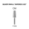 Cre8tion Silver Small Tapered - CM 3/32"