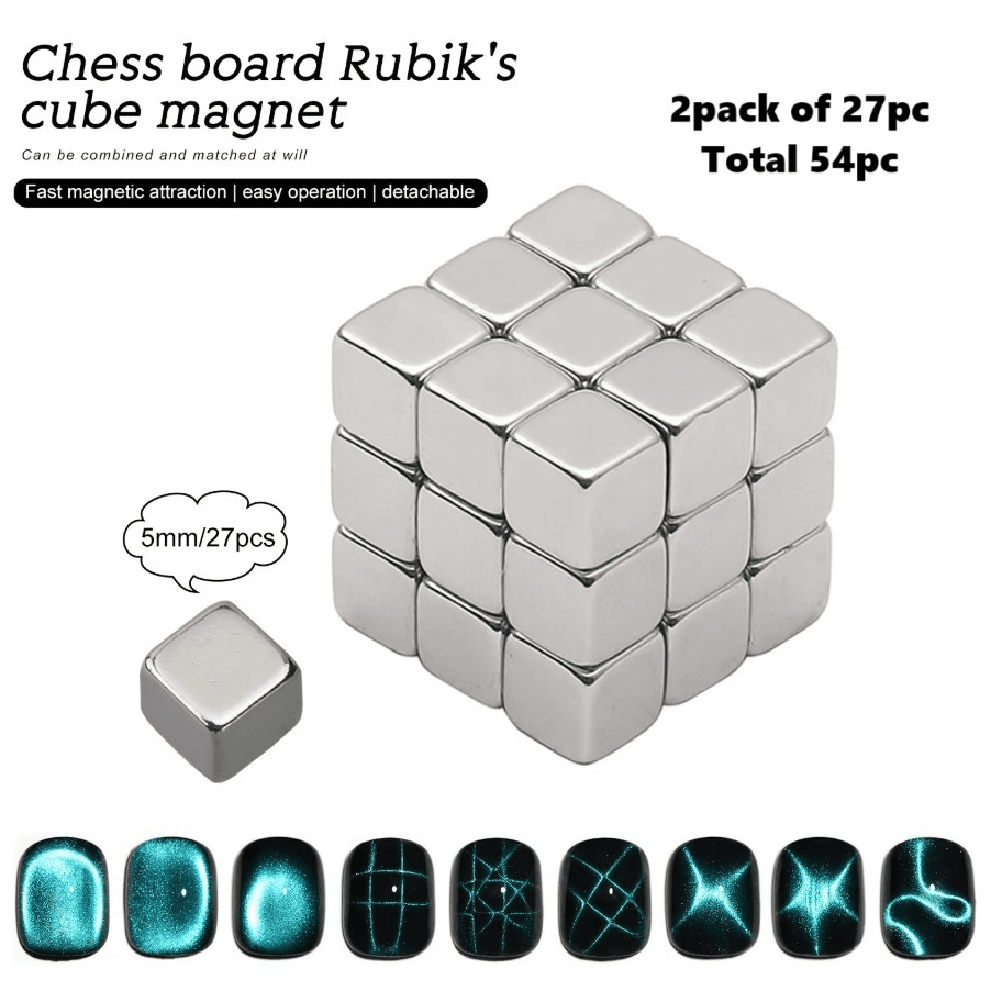 Rubik's Cube Magnets - 2pk (27pc/pack)