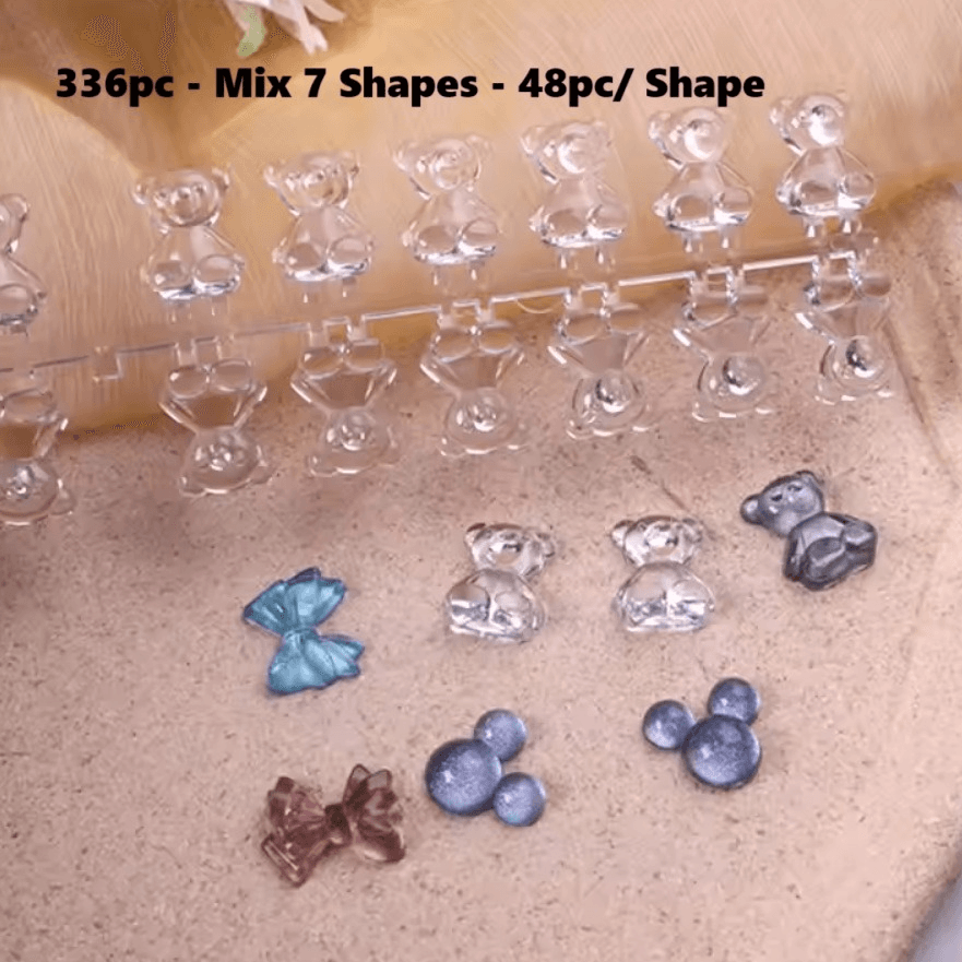336pc Mix Display - 7 Shape - 48pc/each