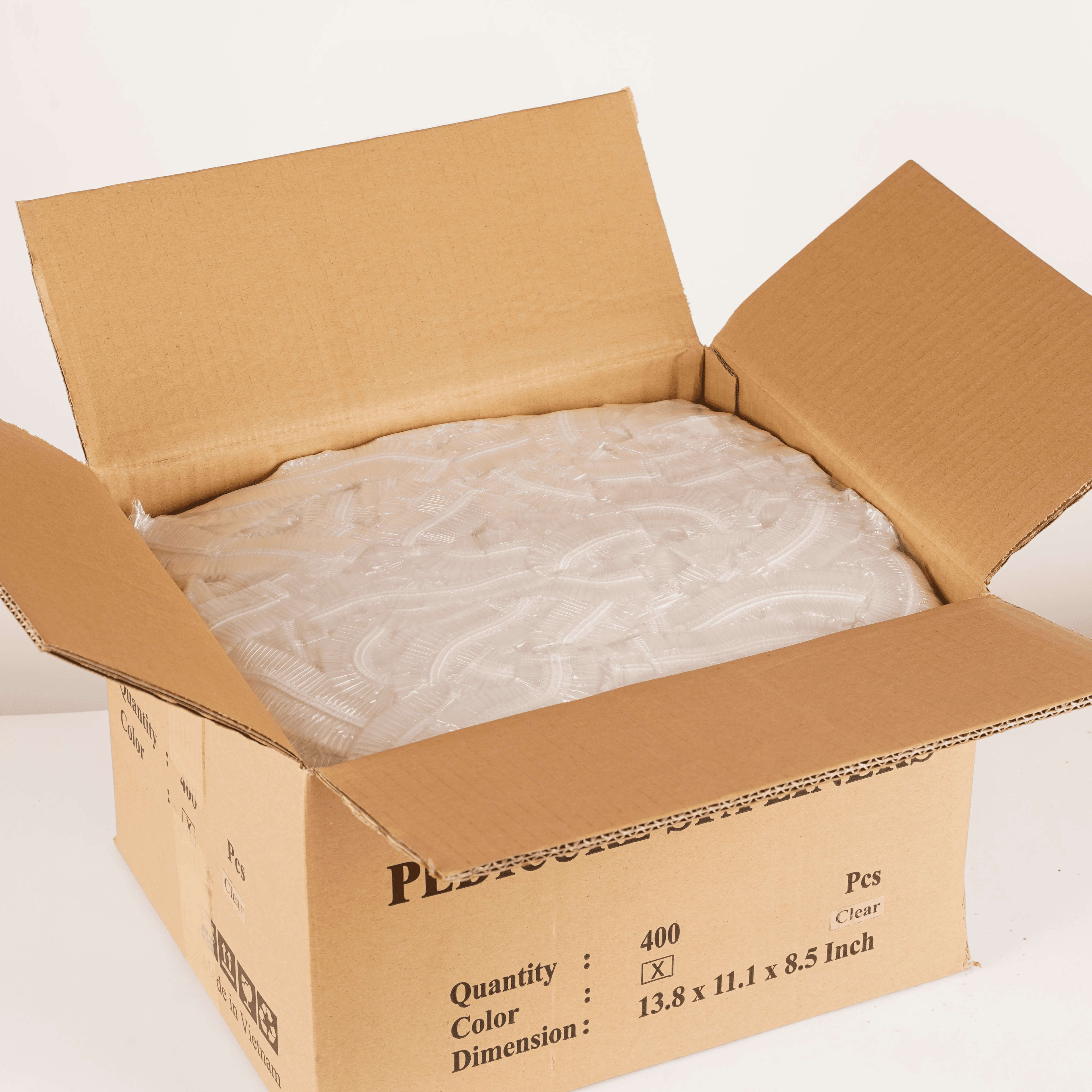 CLEAR Combo (2 boxes - 400pcs/box)