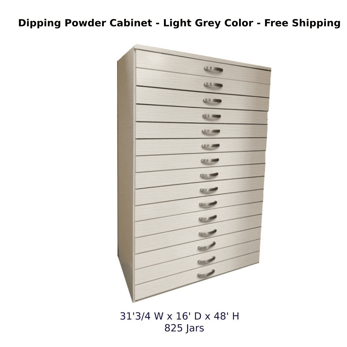 3 Cabinet - Light Grey 