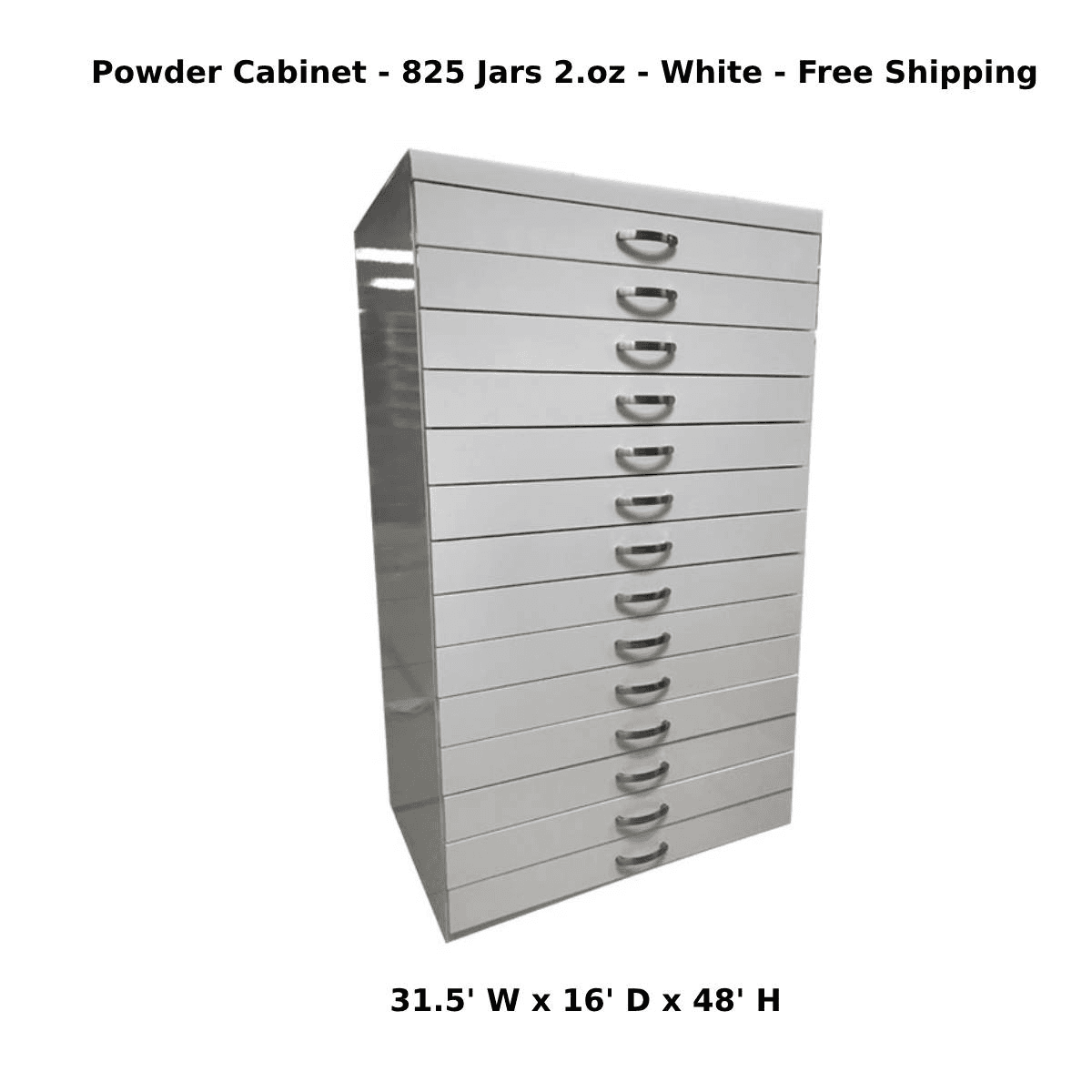 3 Cabinet - White