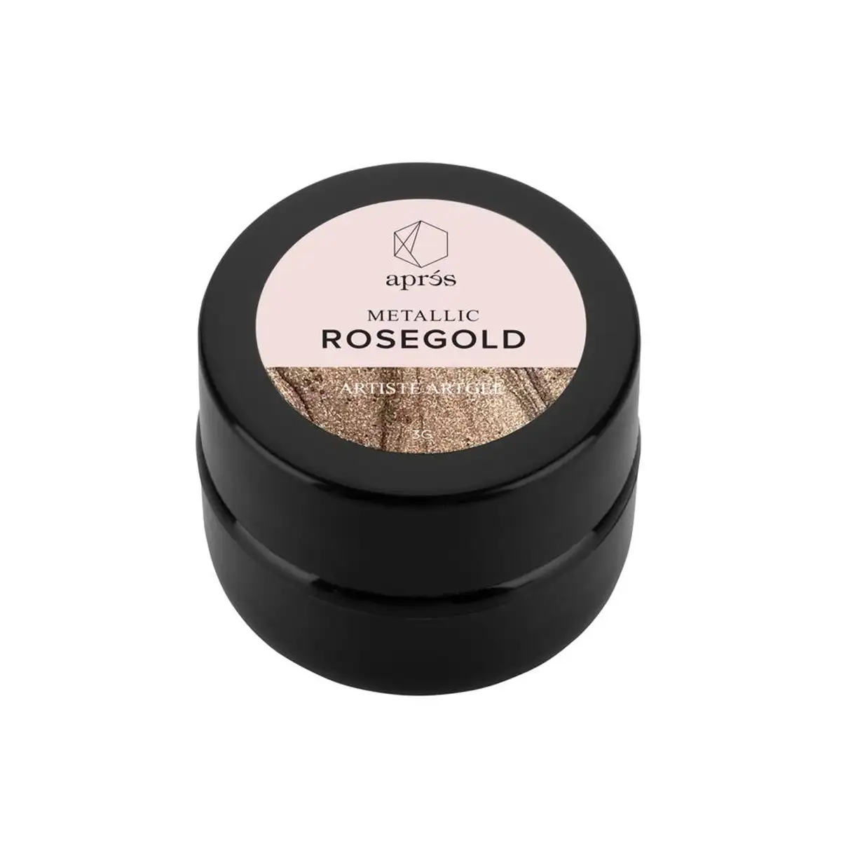 Artiste Gel - Metallic Rose Gold