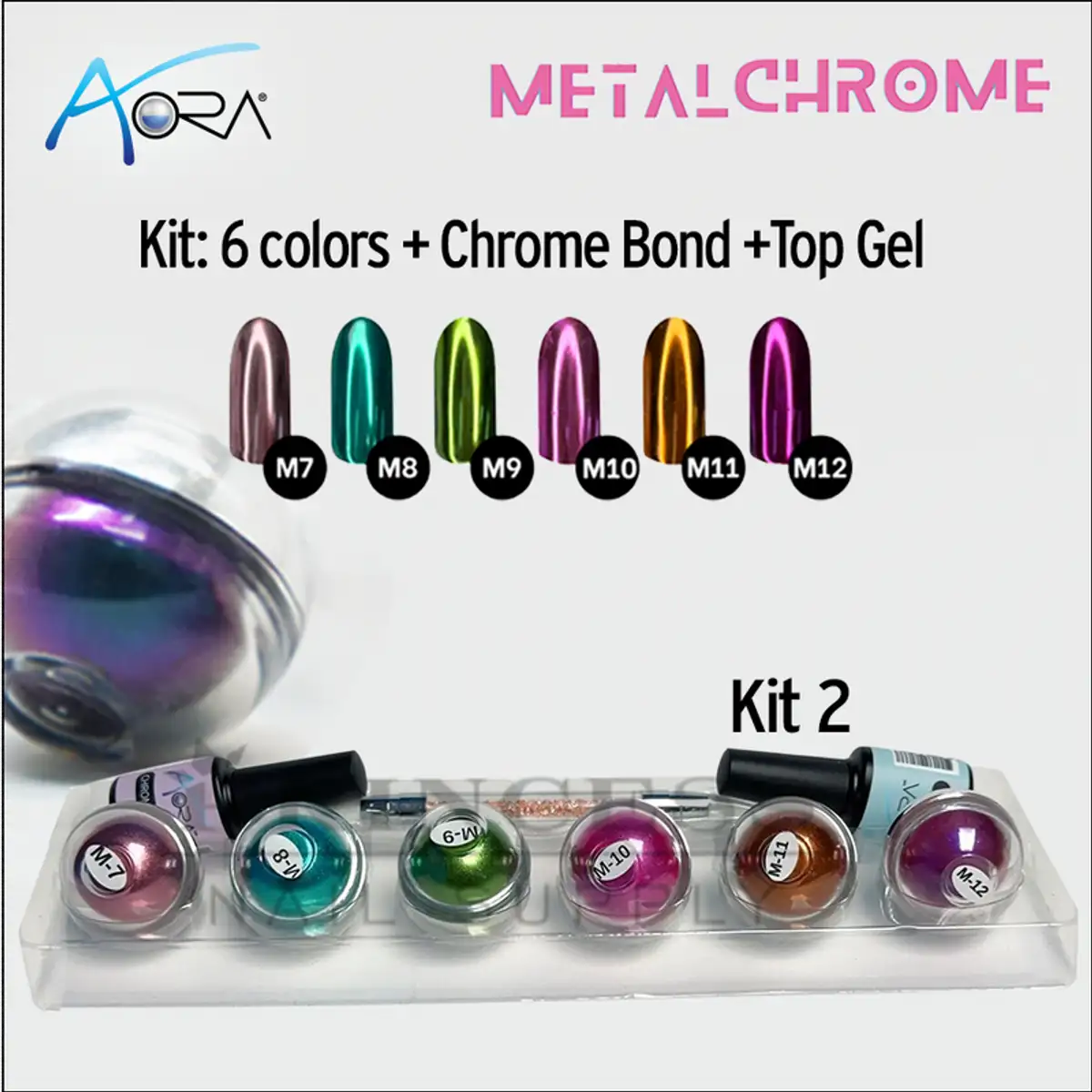 Metallic Kit 2 - 8 pcs./kit