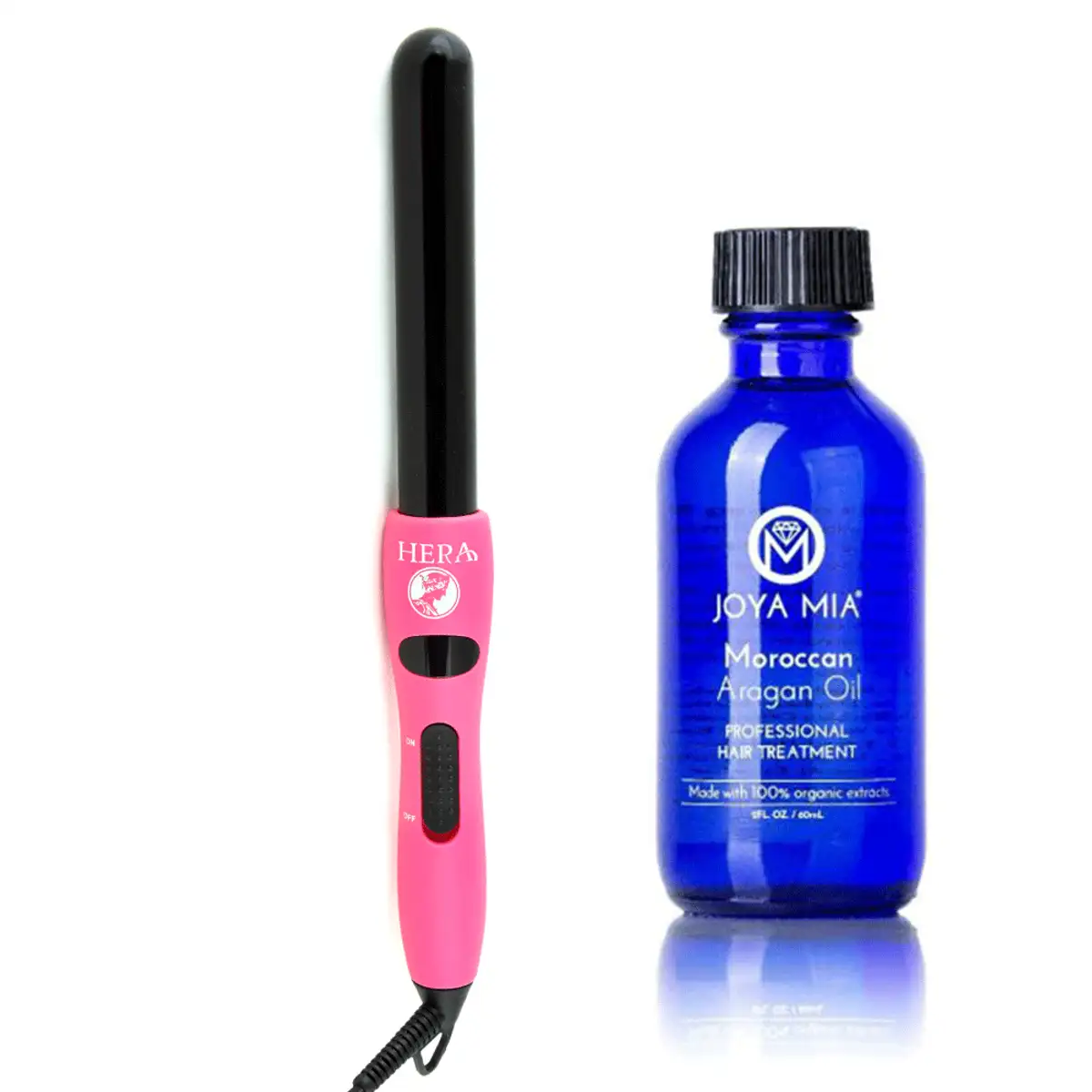 PINK Curling Wand + Argan Oil 25mm