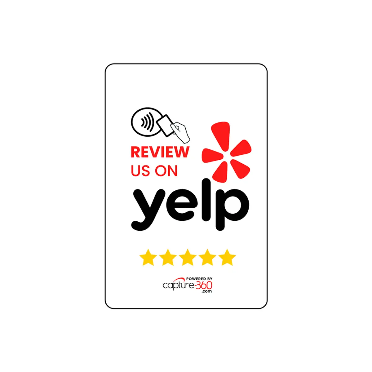 Review Card - White (5 Cards)