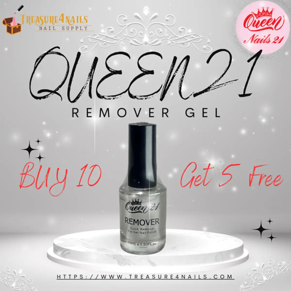 REMOVER GEL 0.5oz (Buy 10 Get 5 Free)
