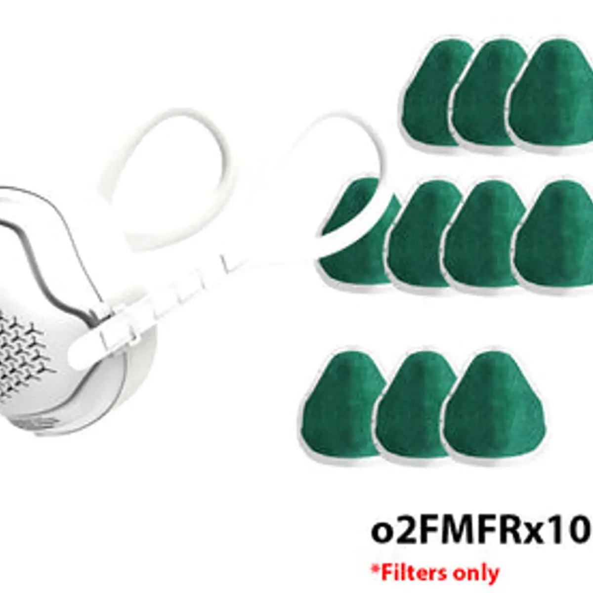 Face Mask Replacement and Carbon Filters (Pack of 10)