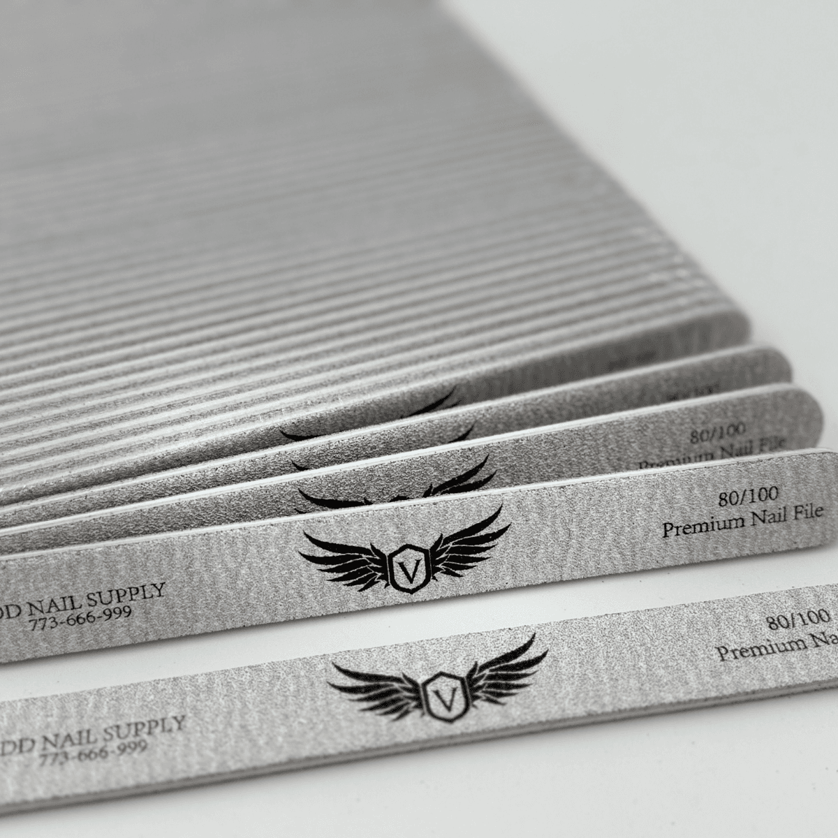 Premium Zebra Round Nail File 80/100