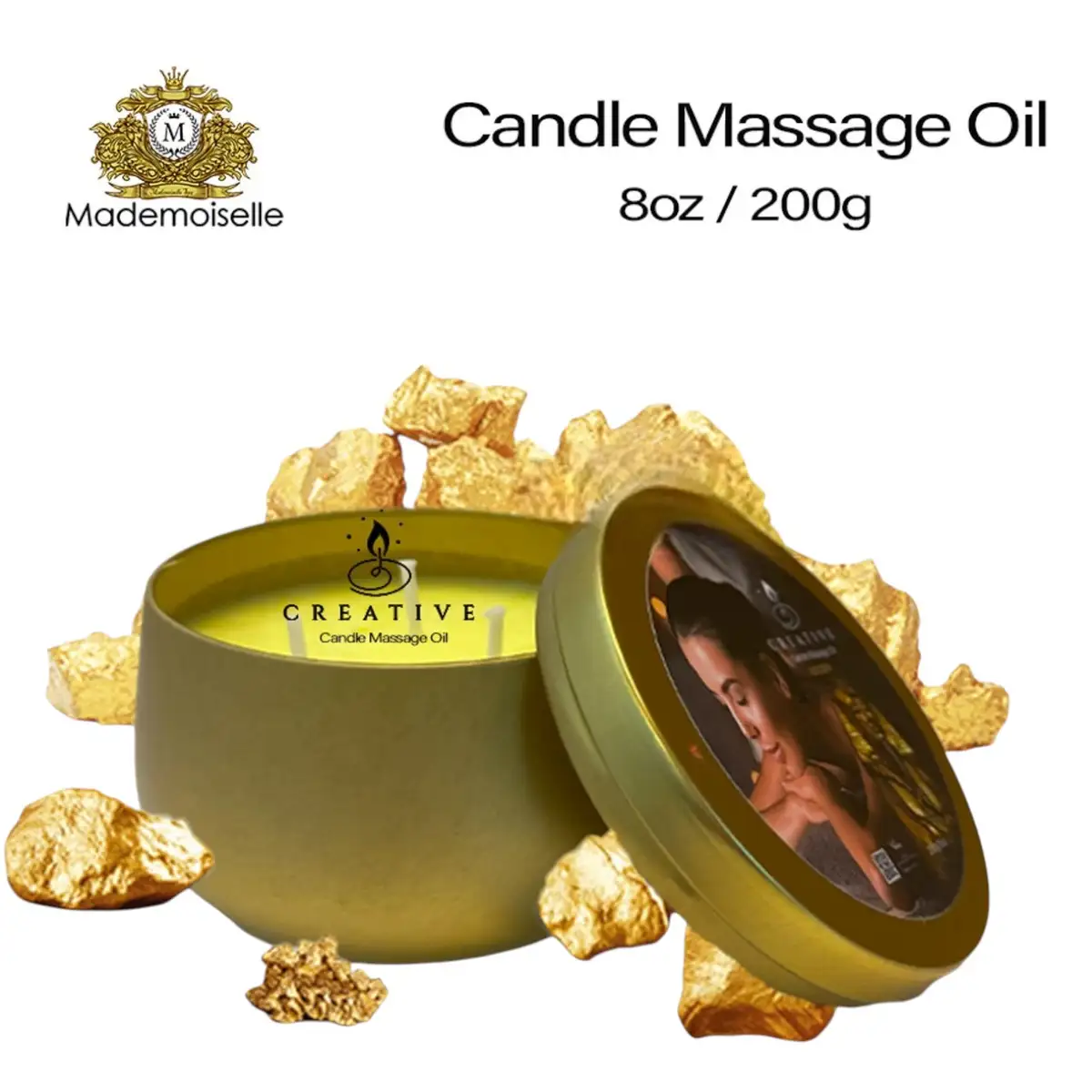 Mademoiselle Candle - Golden
