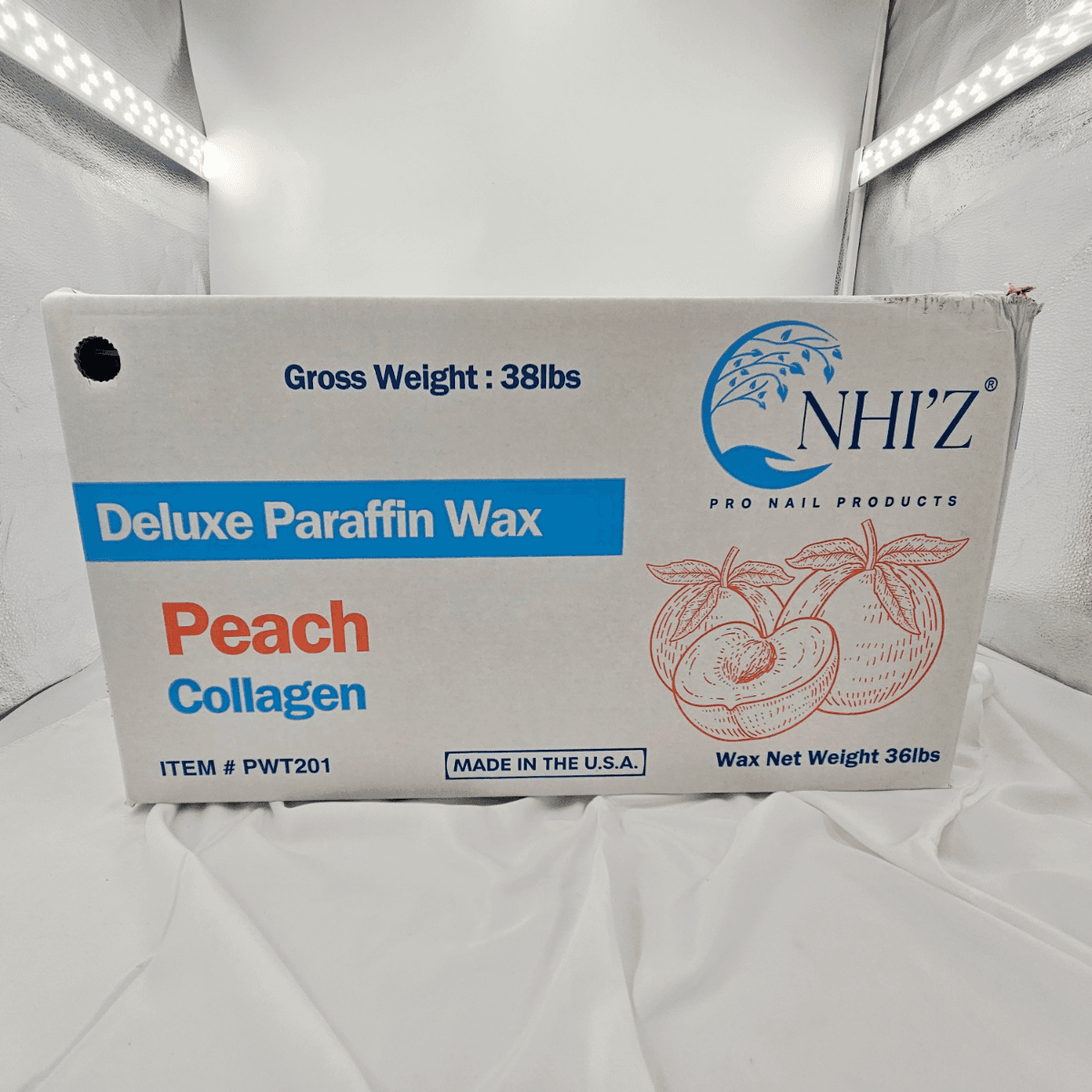 1 case - Paraffin Peach 36 lbs