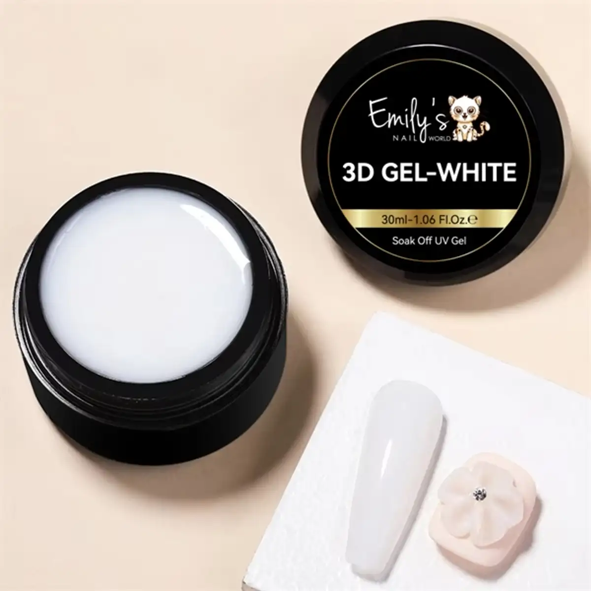 3D Gel - Milky White